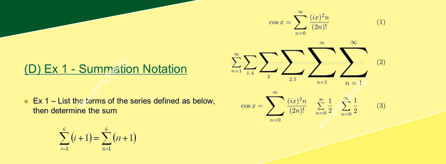 Summations Assignment Help