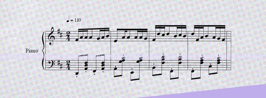 How to write a piano composition image