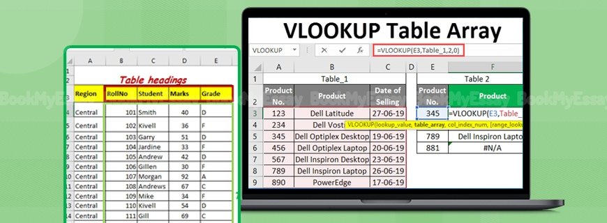 Vlookup Tables Assignment Help
