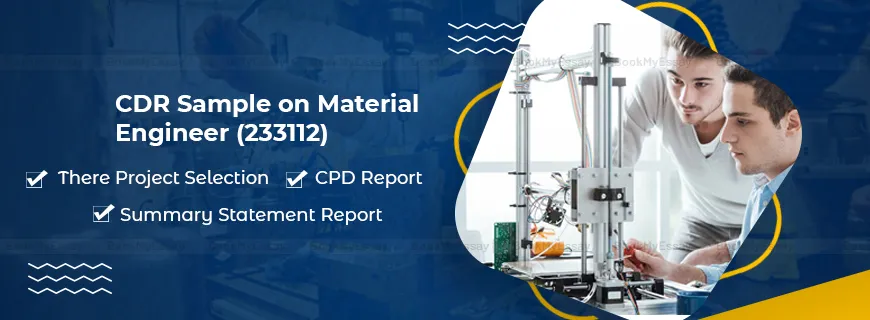 CDR Sample on Material Engineer
