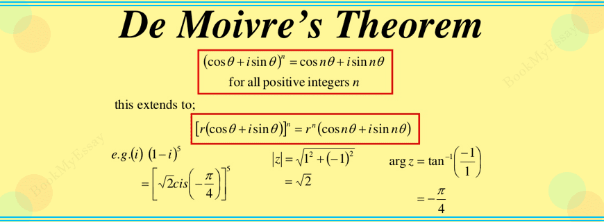 De Moivre’s Theorem Assignment Help