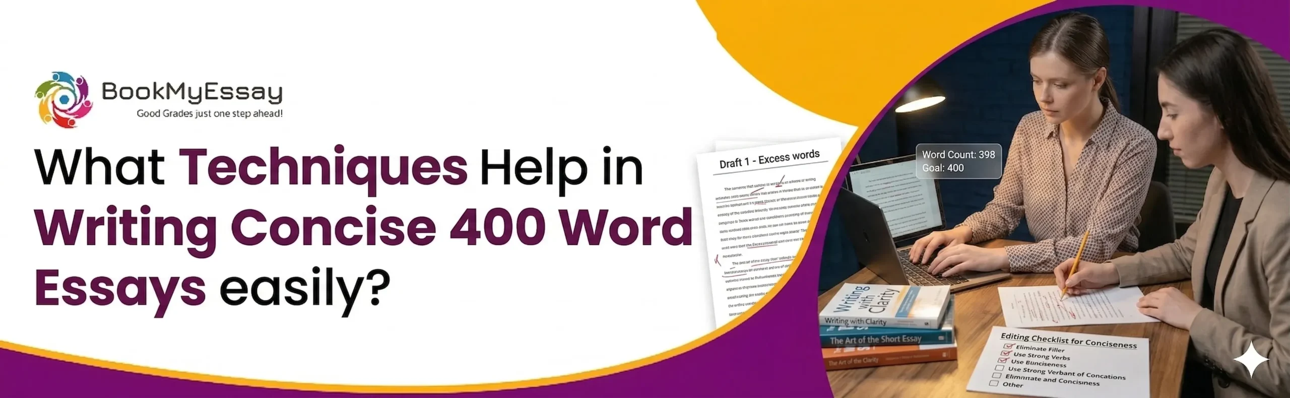 What Techniques Help in Writing Concise 400 Word Essays Easily?