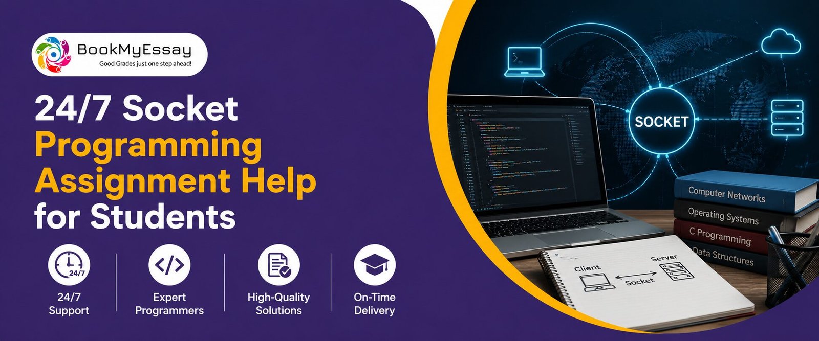 24/7 Socket Programming Assignment Help for Students