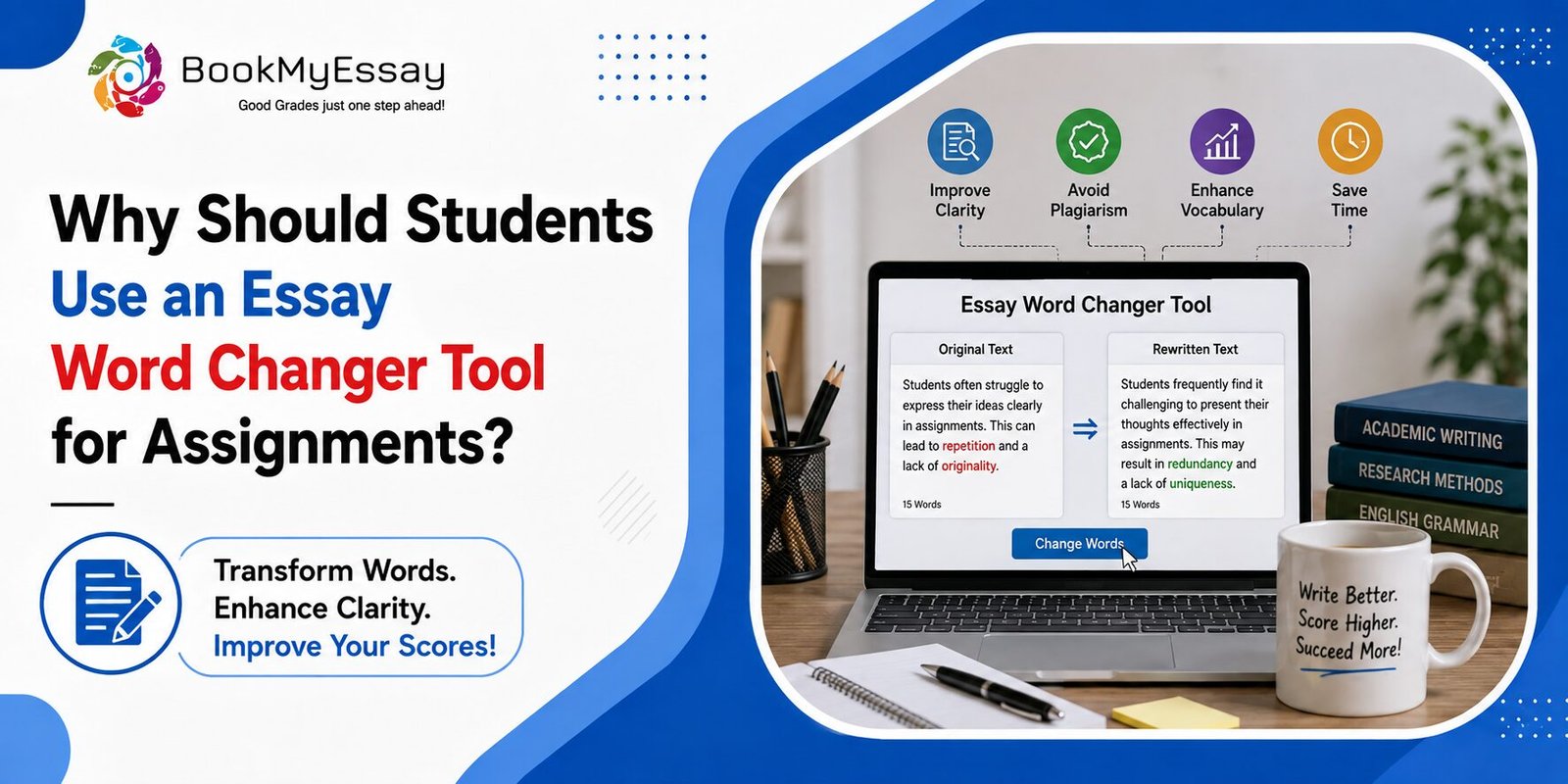 Why Should Students Use an Essay Word Changer Tool for Assignments?