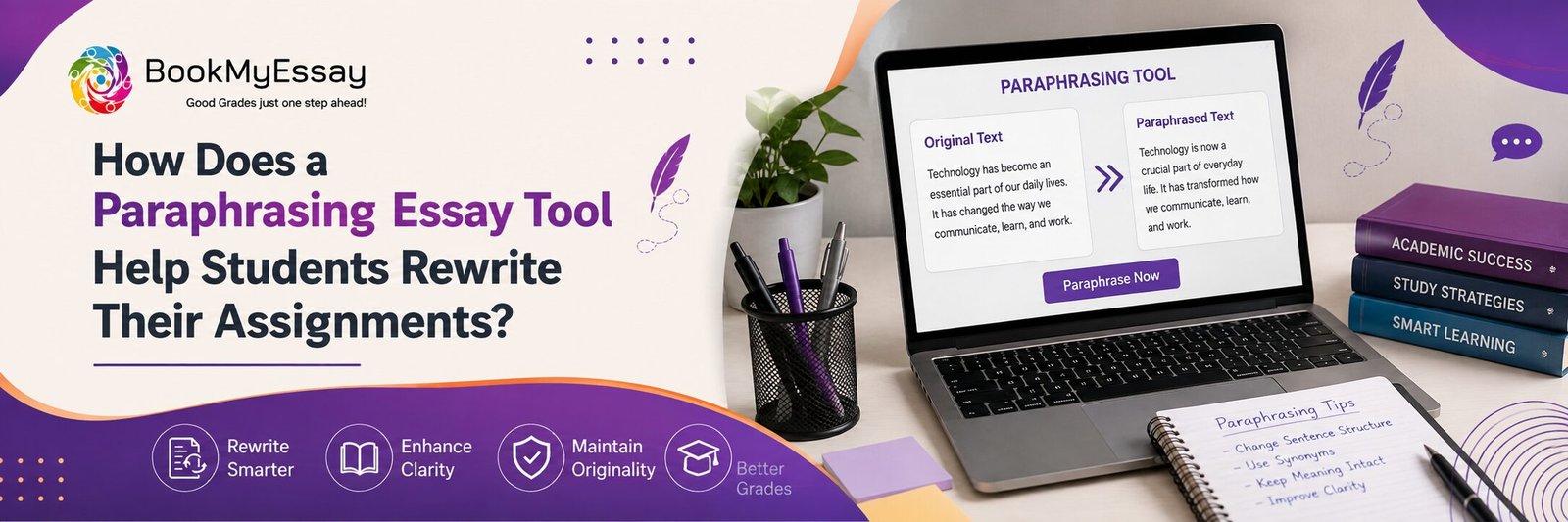 How Does a Paraphrasing Essay Tool Help Students Rewrite Their Assignments?