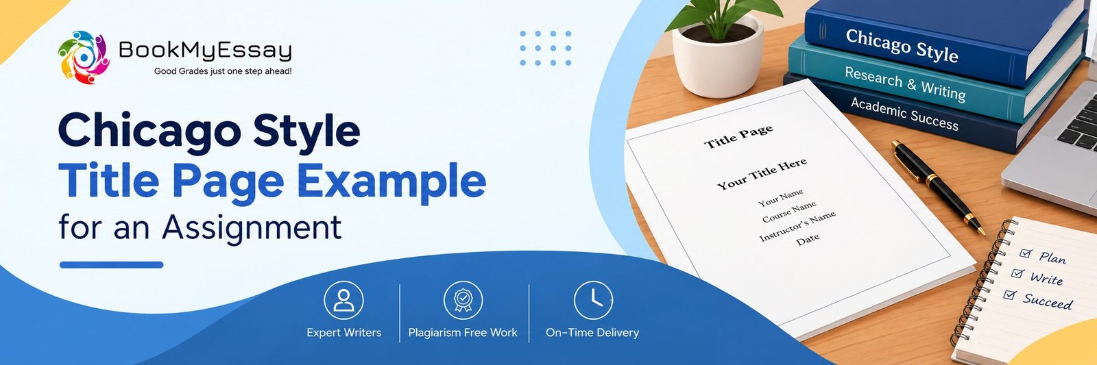 What Is a Chicago Style Title Page Example for an Assignment?
